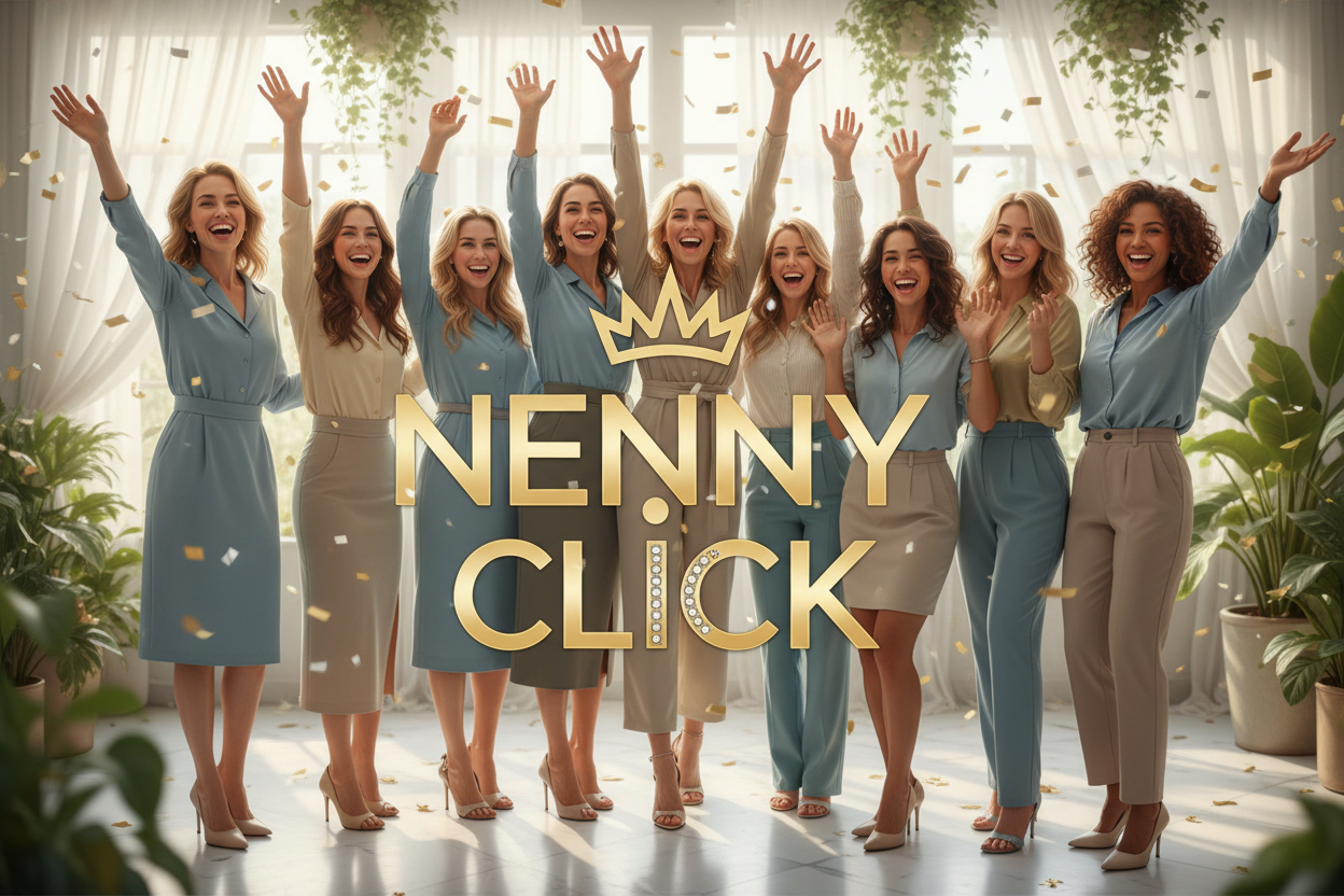 Quiero que generes una imagen de personas felices con el logo de la tienda en el centro de la imagen 